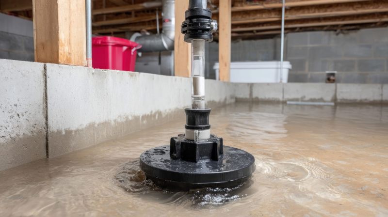 Sump Pump Installation detail